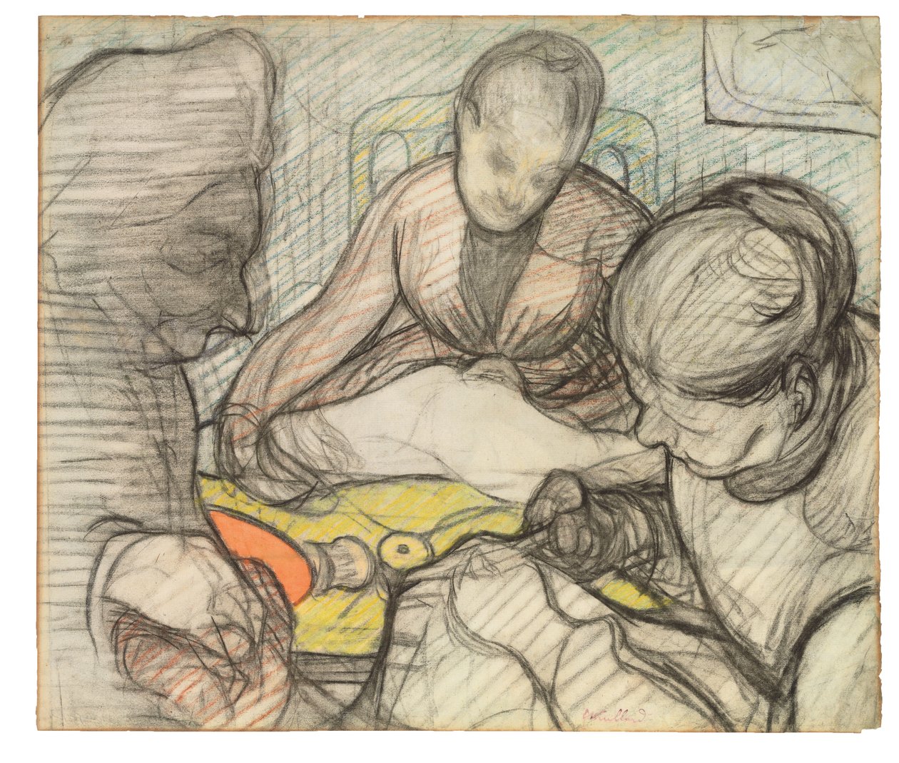 Studie pro švadleny, 1890 od Edouard Vuillard