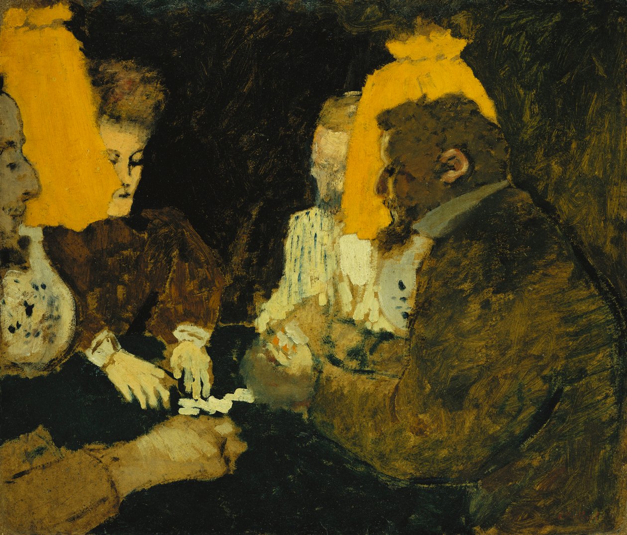 Hra karet od Edouard Vuillard