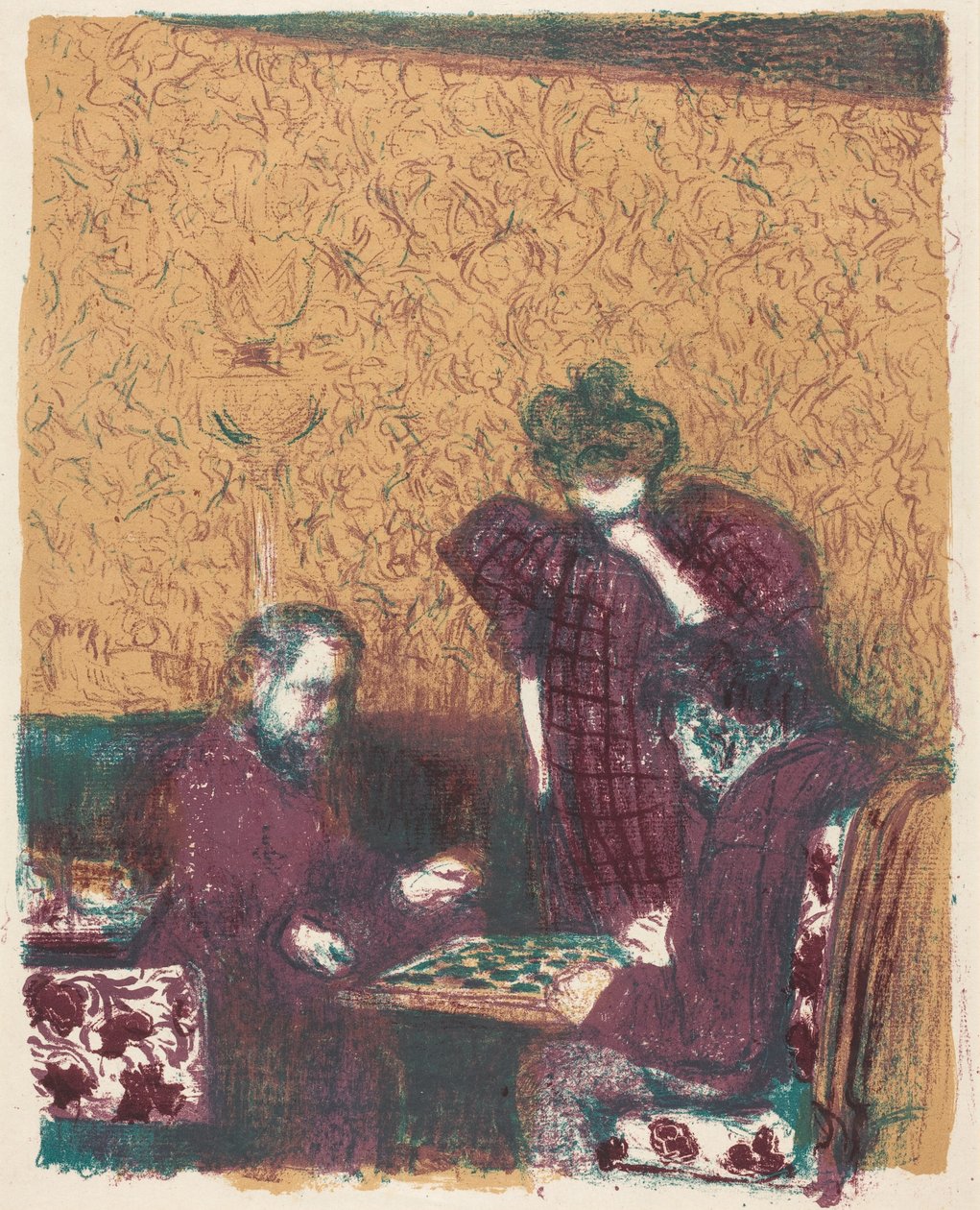 Das Damespiel od Edouard Vuillard