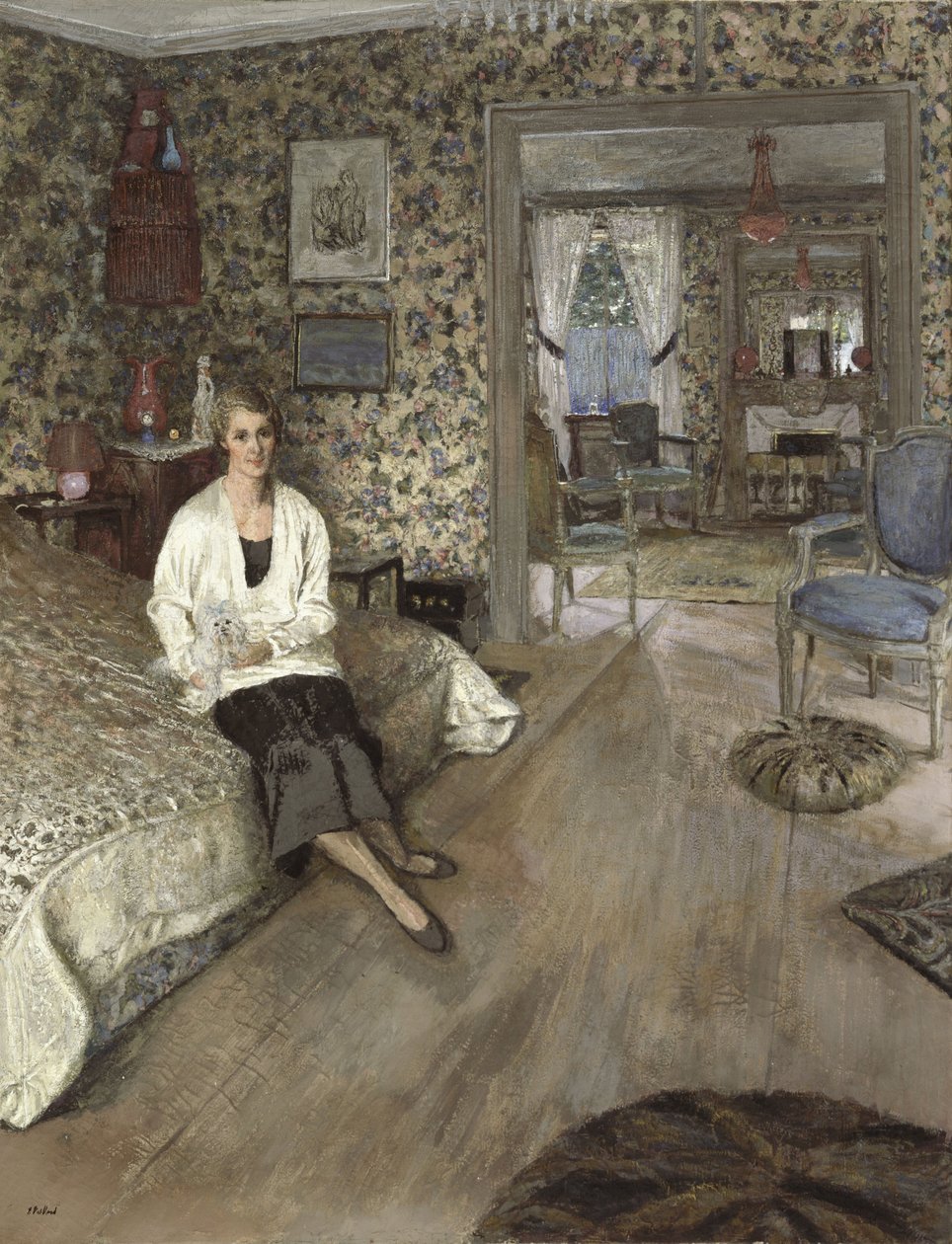 Hraběnka Marie-Blanche de Polignac, 1928-1932 od Edouard Vuillard