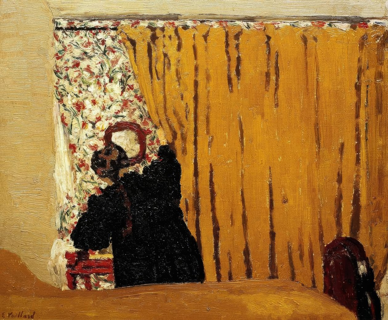 Žlutá opona / 1893 od Edouard Vuillard