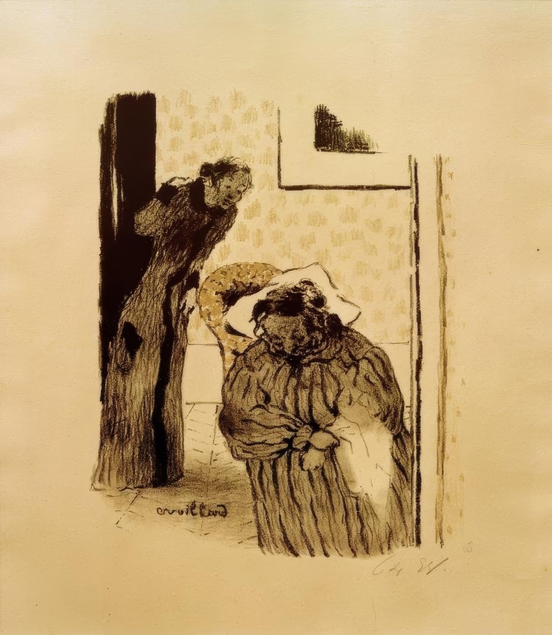 Zdřímnutí nebo rekonvalescence od Edouard Vuillard