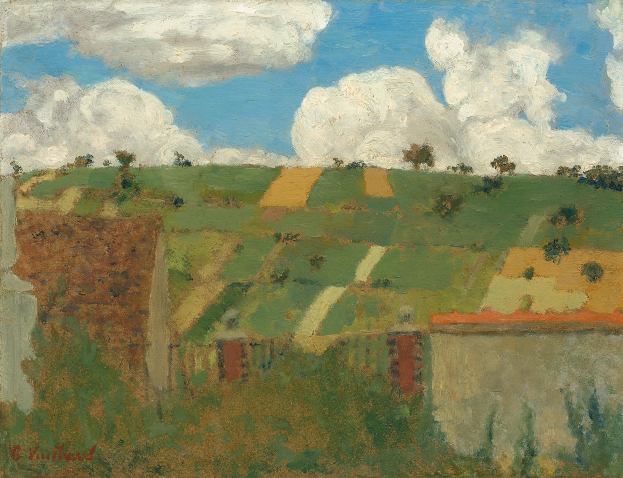 Krajina Ile-de-France, c. 1894. od Edouard Vuillard