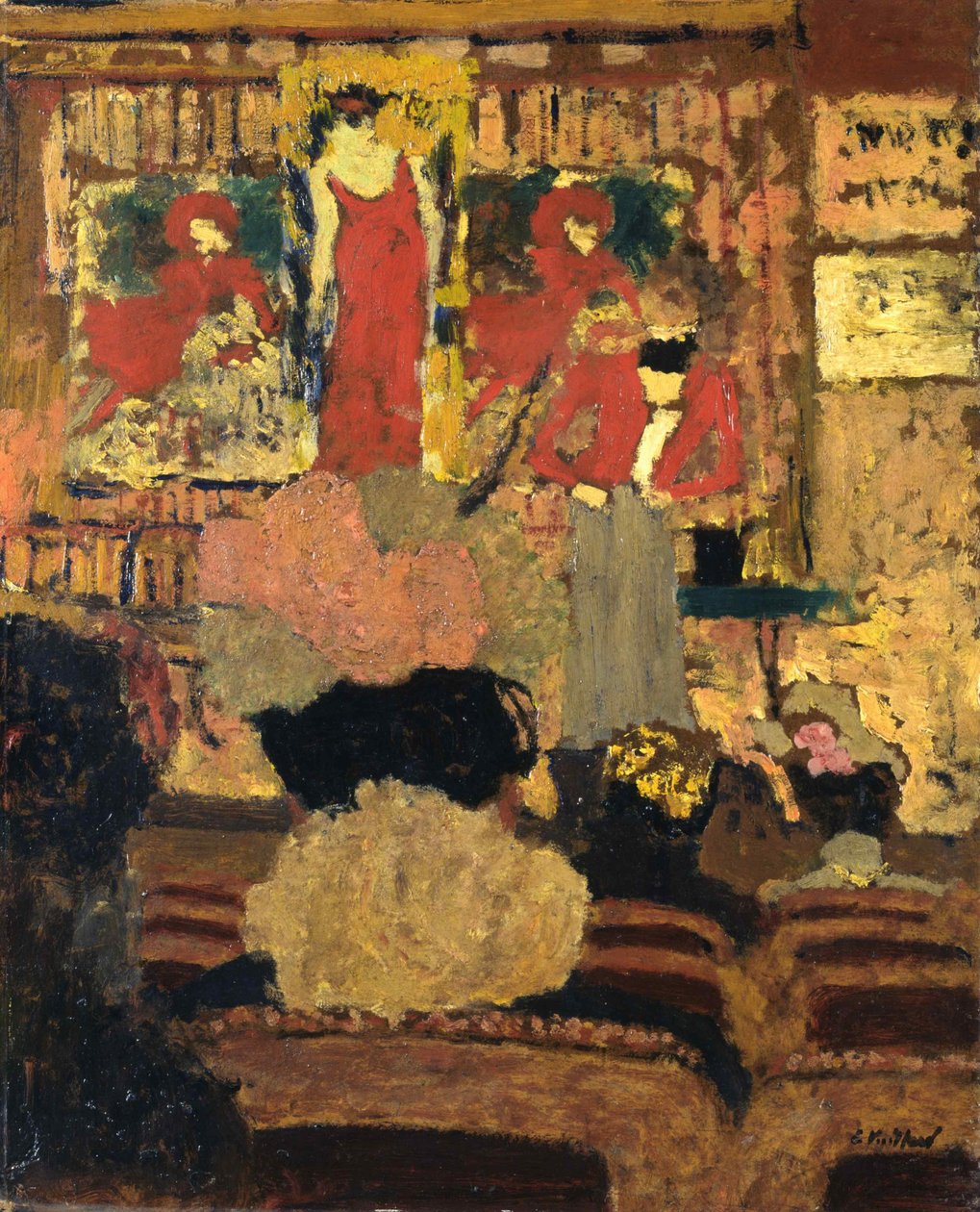Le Numéro dillusionniste, c. 1895. od Edouard Vuillard