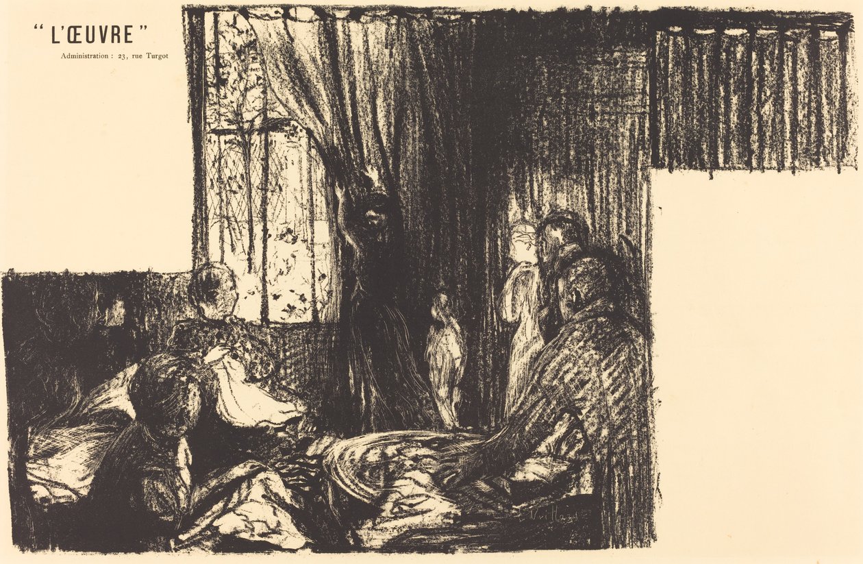 Příznivci společnosti, 1896. od Edouard Vuillard