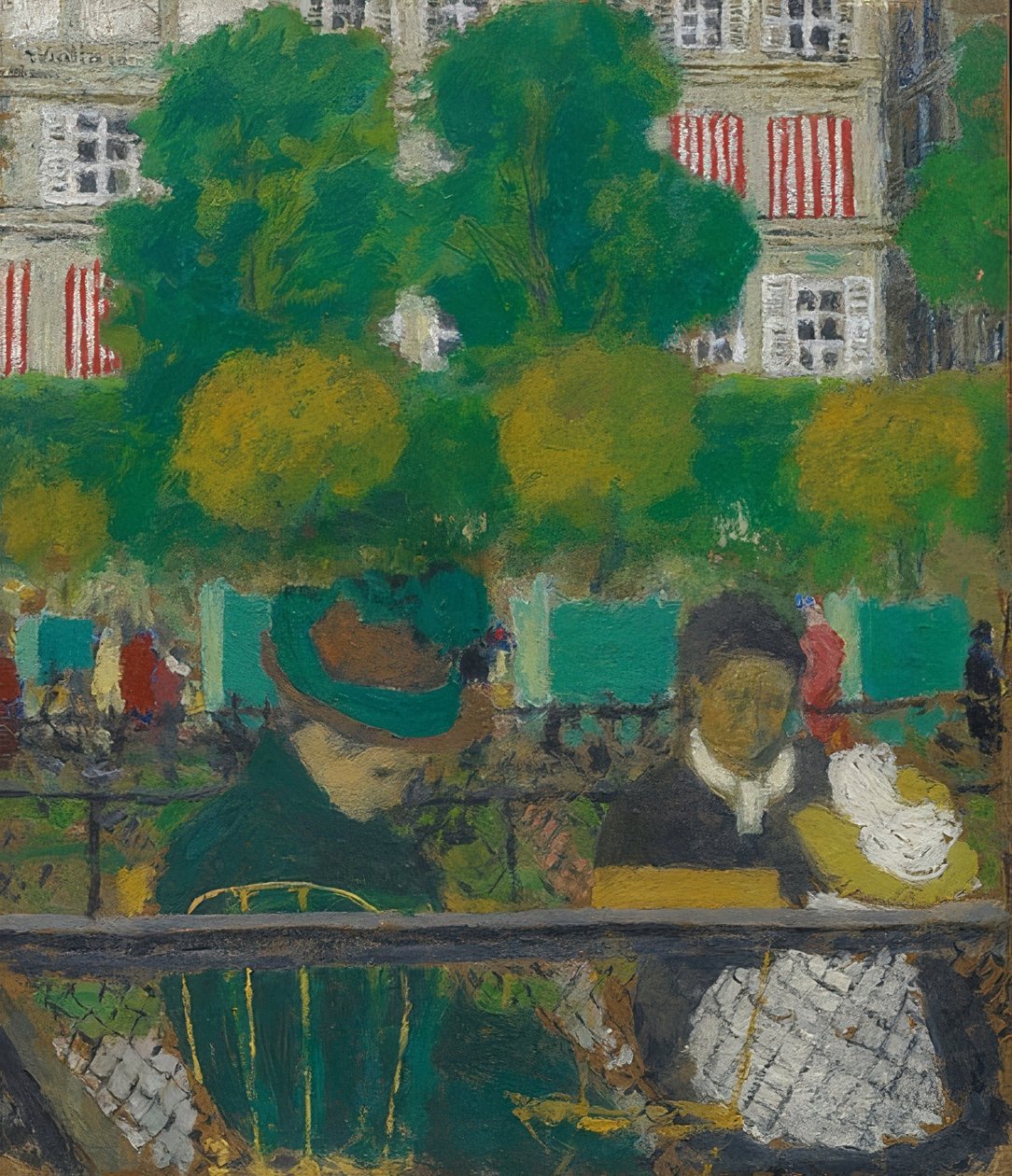 Les Tuileries. 1897?1900 od Edouard Vuillard