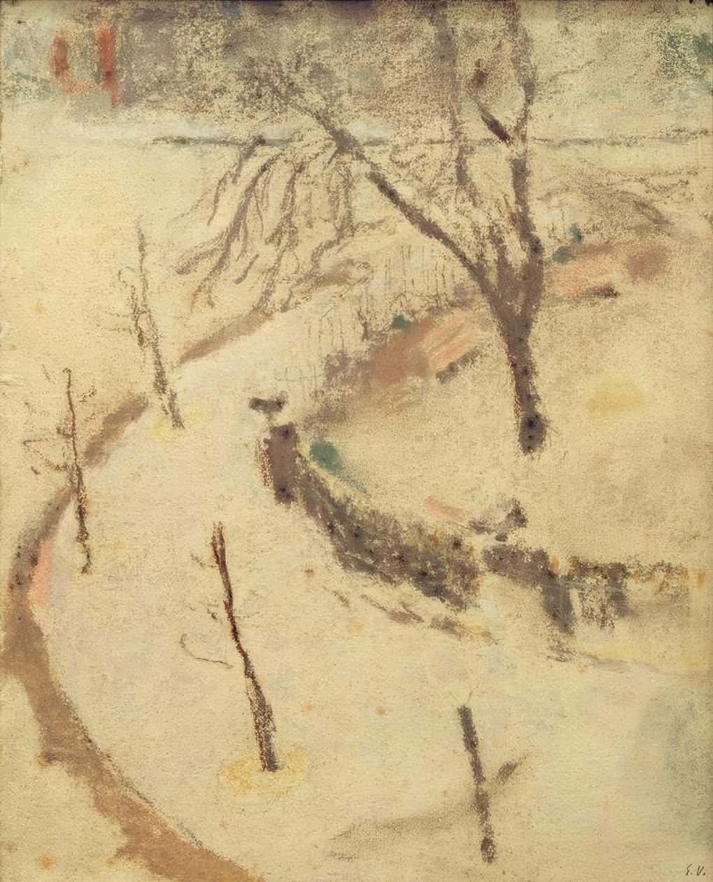 Zima na náměstí Berlioz od Edouard Vuillard