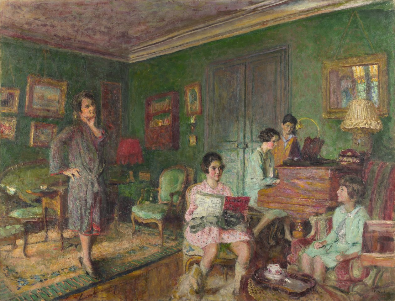 Madame André Wormser a její děti, 1927 od Edouard Vuillard