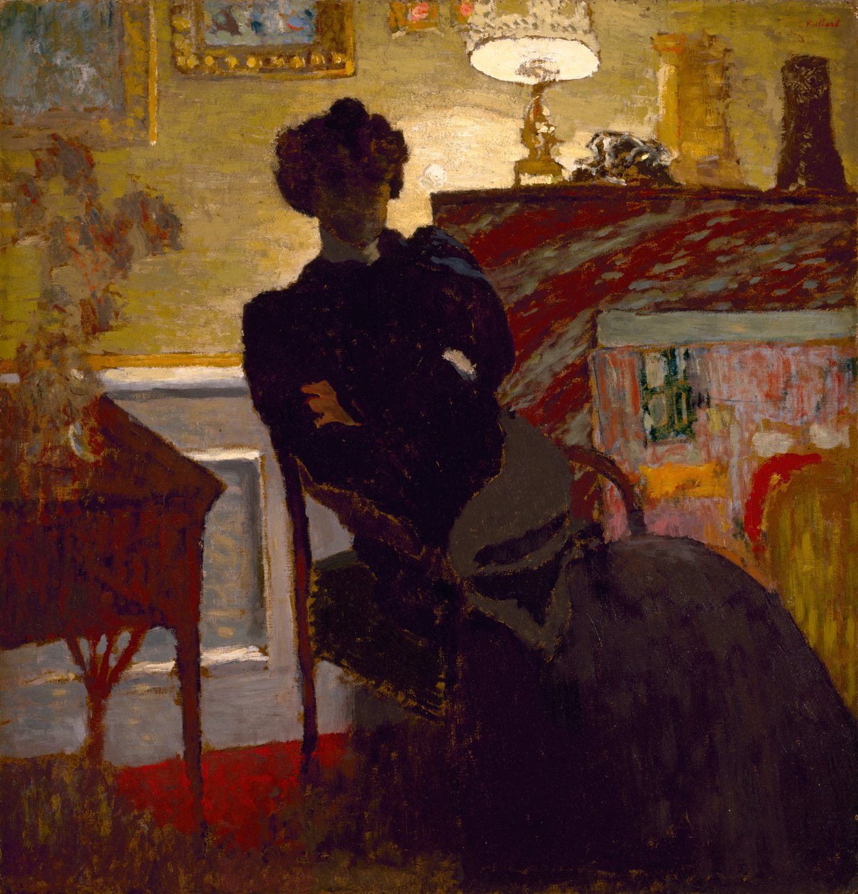 Madame Hesselová doma, kolem roku 1908 od Edouard Vuillard