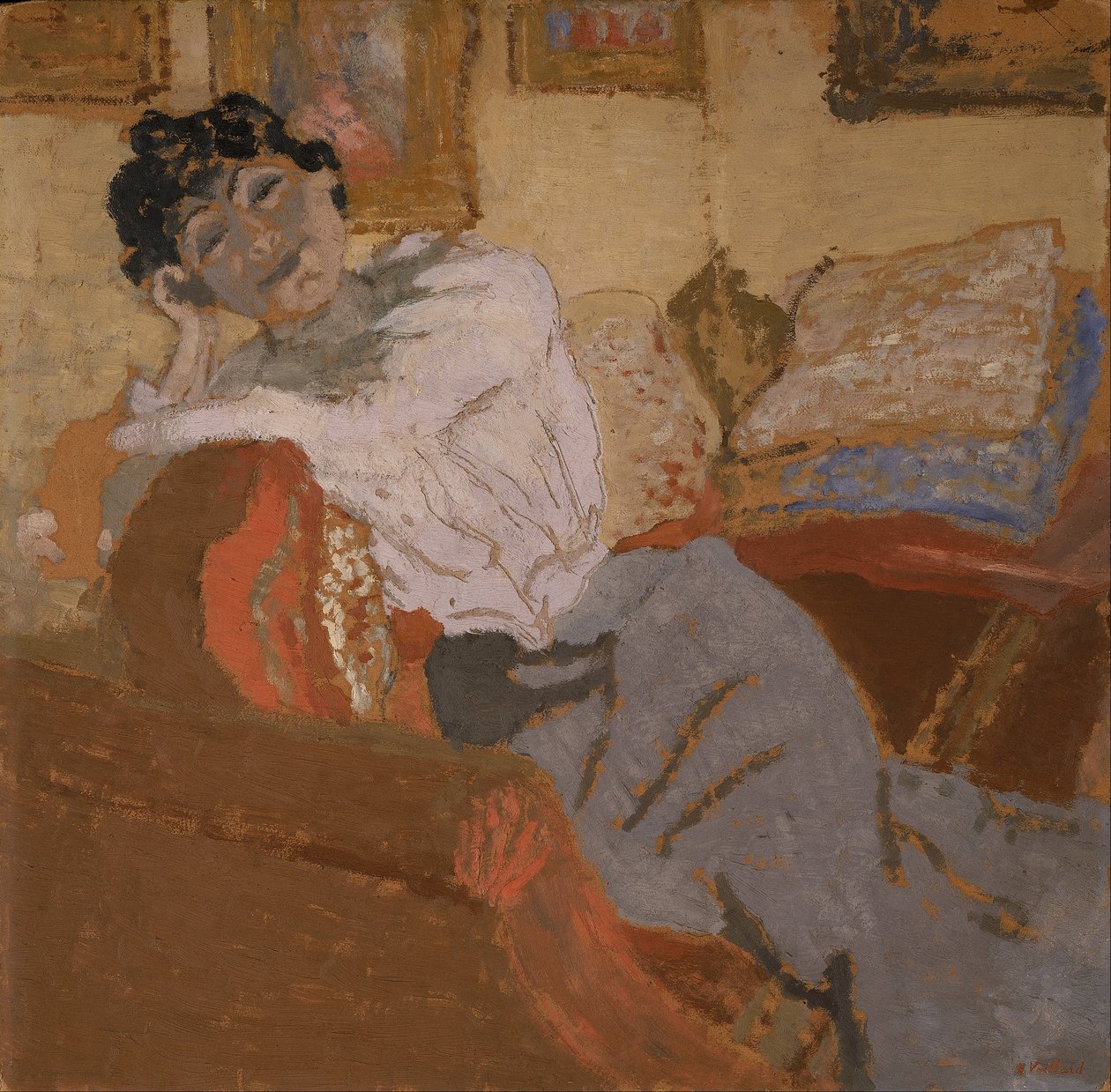 Madame Hessel na pohovce od Edouard Vuillard