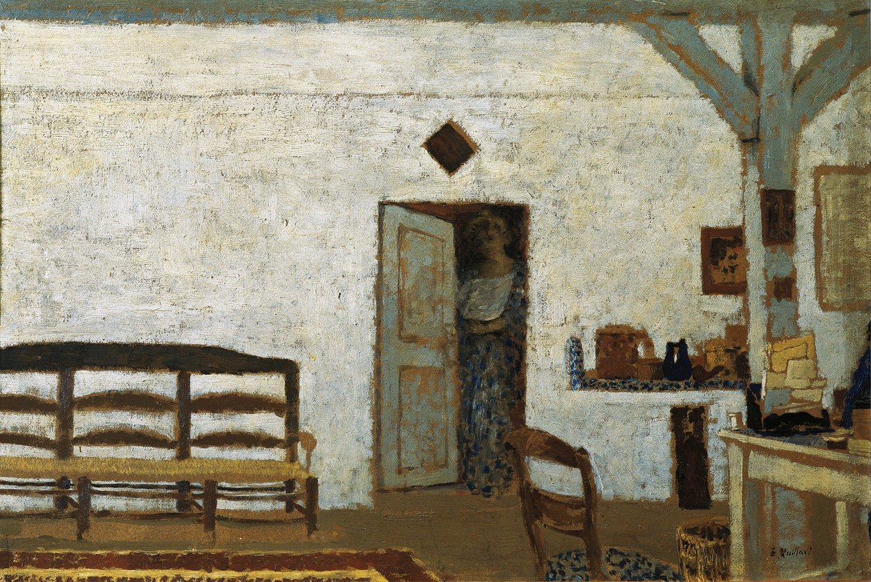 Misia ve Villeneuve-sur-Yonne (Villeneuve-sur-Yonne) od Edouard Vuillard