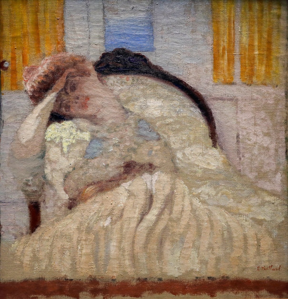 Misia sedí v křesle od Edouard Vuillard