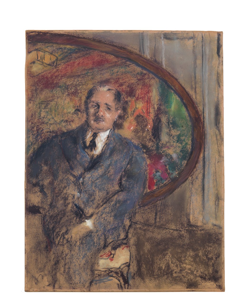 Monsieur Bénard před „Le Grand Teddy“, 1931 od Edouard Vuillard