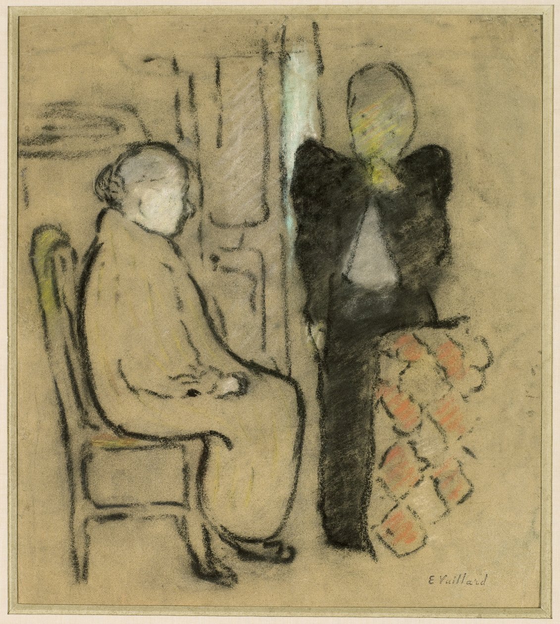 Matka a dcera, kolem roku 1892 od Edouard Vuillard