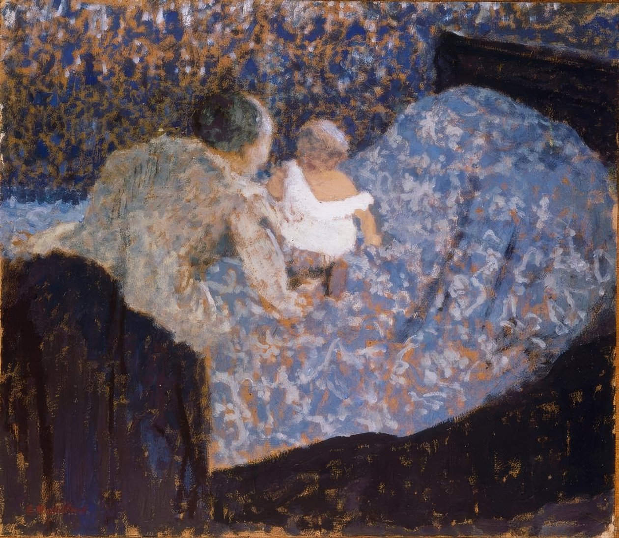 matka a dítě od Edouard Vuillard