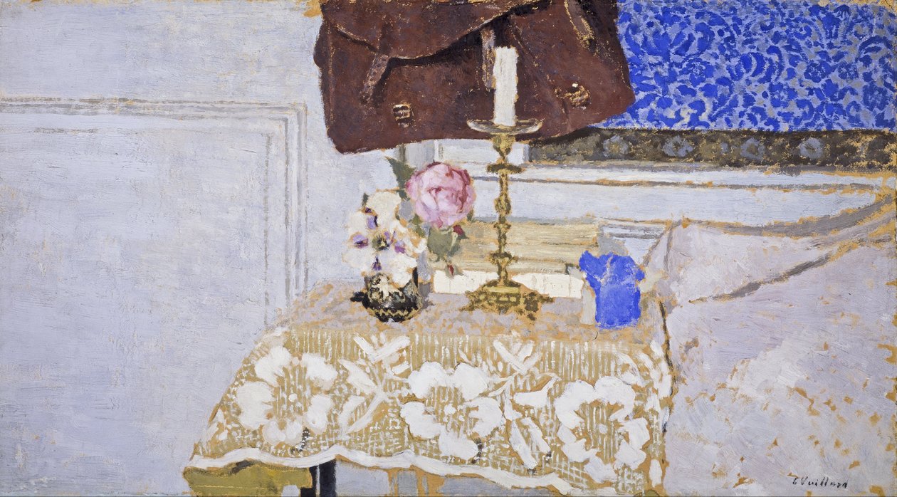 Zátiší se svícnem od Edouard Vuillard