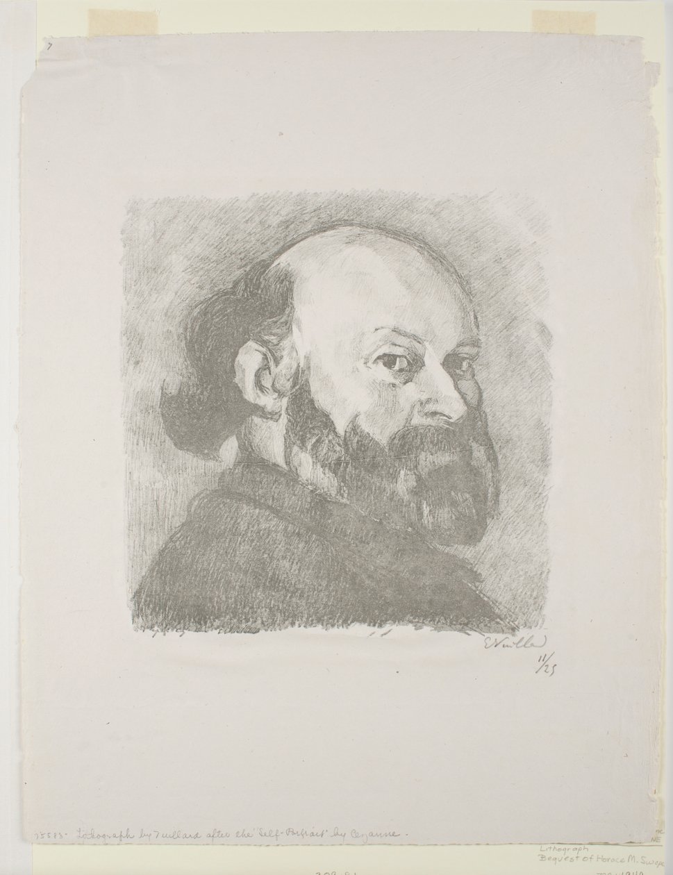 Portrét Cézanna od Edouard Vuillard
