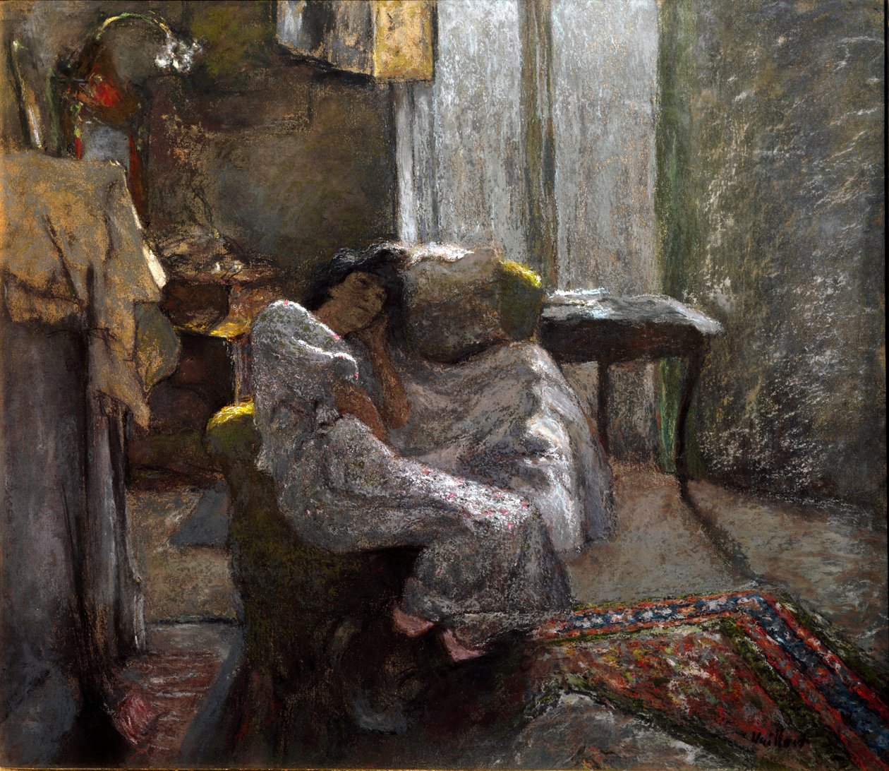 Portrét Madame Hessel Lucie Hesselová byla manželkou umělcova obchodníka s uměním. Pastel d
