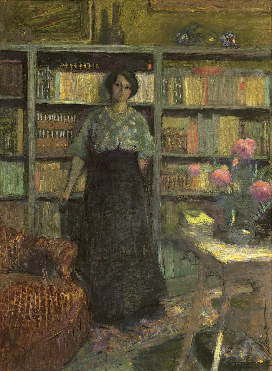 Portrét mademoiselle Jacqueline Fontaineové, 1911; 1932 od Edouard Vuillard