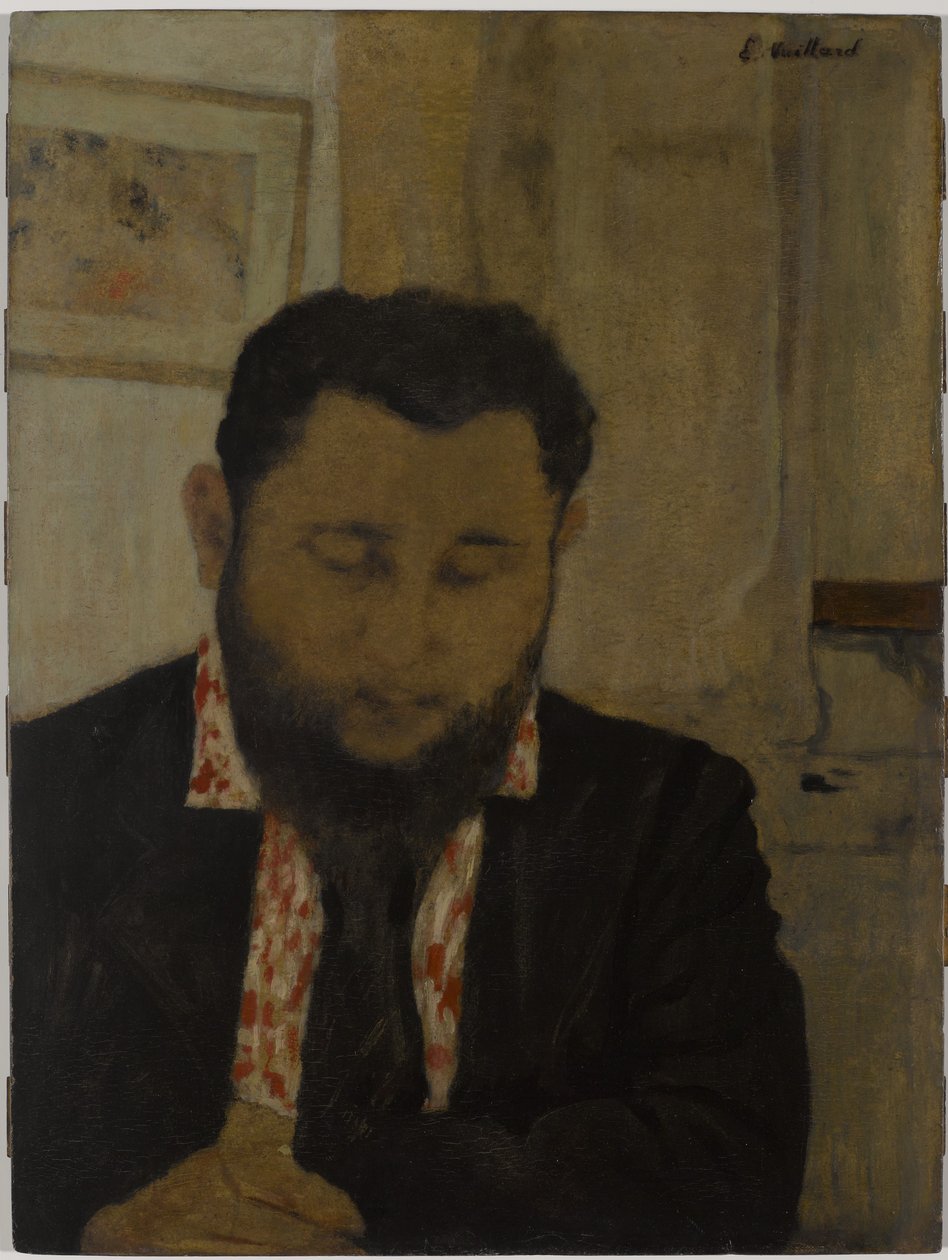 Portrét Thadée Natanson, 1897 (olej na kartonu připevněný na panelu) od Edouard Vuillard