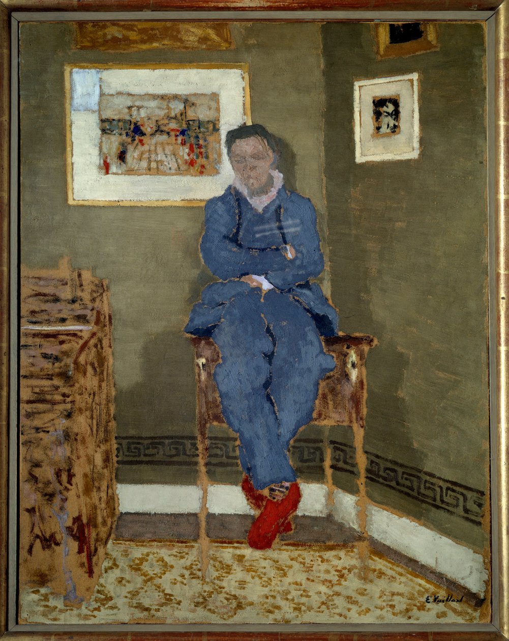 Portrét malíře Felixe Vallottona (1865-1925) od Edouard Vuillard