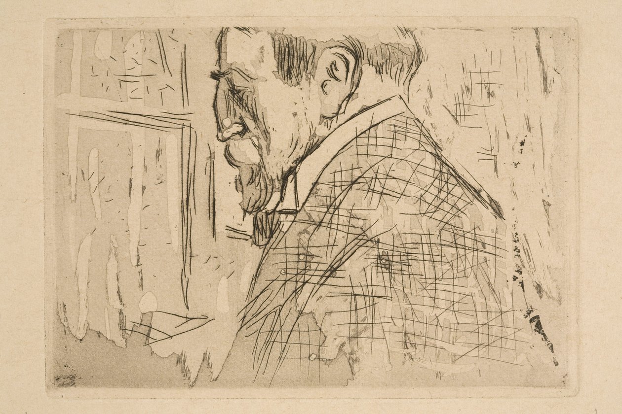 Portrét Théo Van Rysselbergheho od Edouard Vuillard