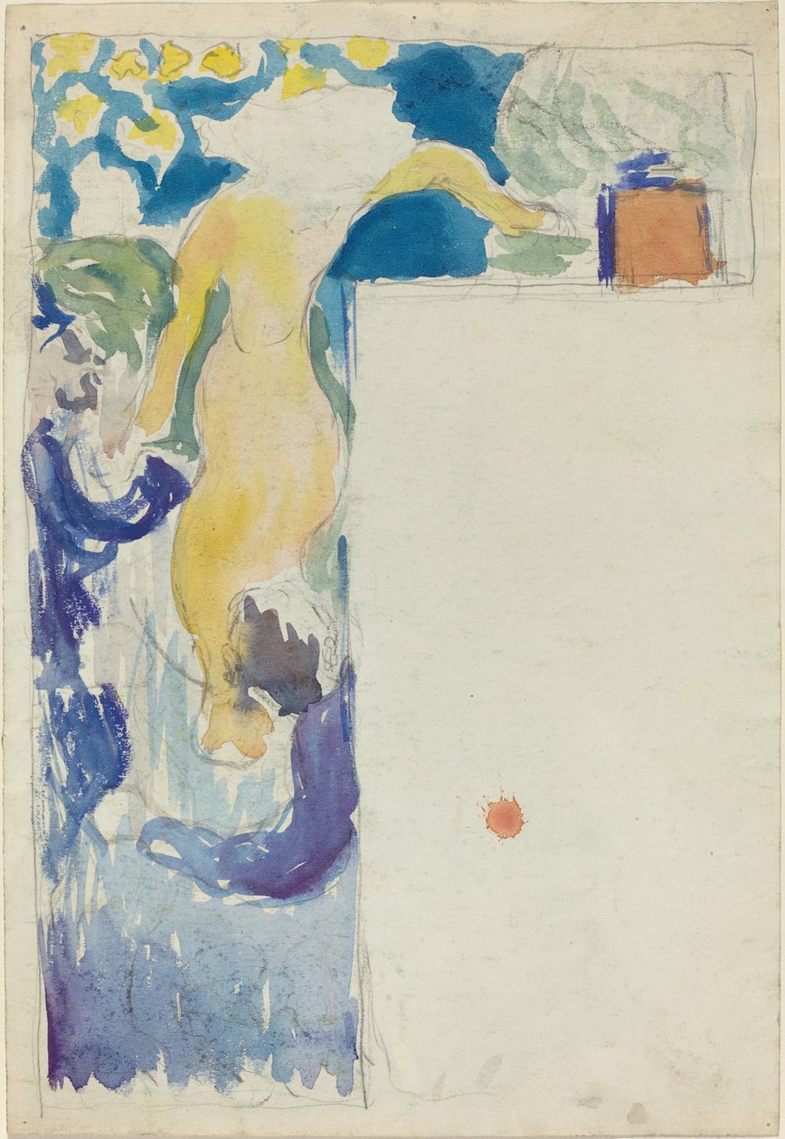 Programový design pro Théâtre Libre [recto] od Edouard Vuillard