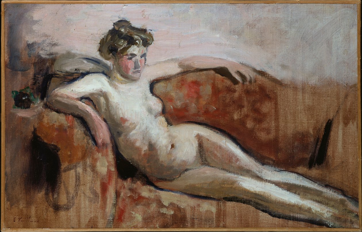 Ležící akt, kolem 1919-20 od Edouard Vuillard