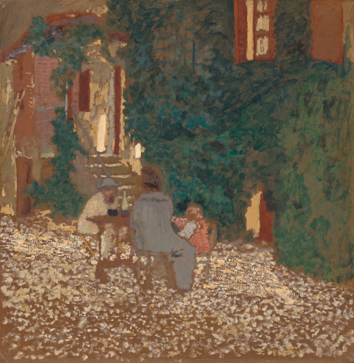 Přespání v zahradě od Edouard Vuillard