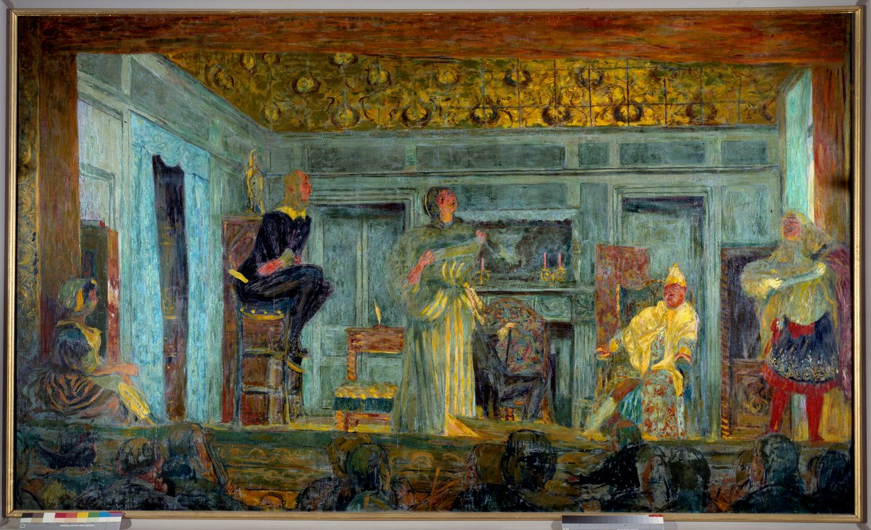 Ztvárnění díla „Imaginární pacient“ od Jean Baptiste Poquelin dit Moliere (1622-1673) od Edouard Vuillard