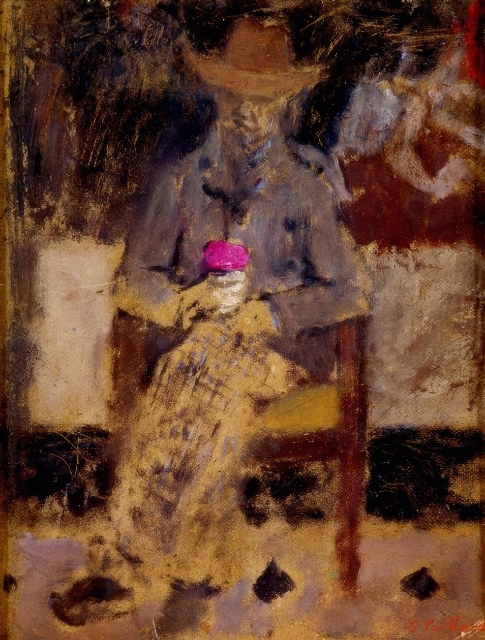 Retrato od Felixe Vallottona od Edouard Vuillard
