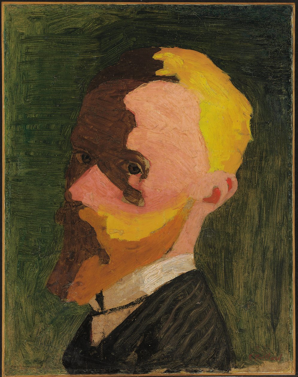 Autoportrét, kolem roku 1890 od Edouard Vuillard