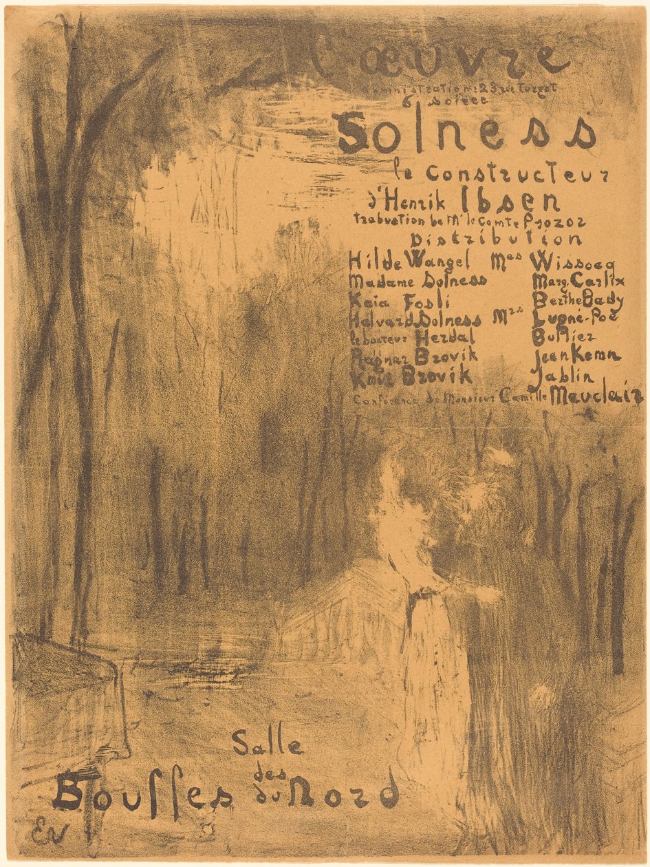 Solness der Baumeister od Edouard Vuillard