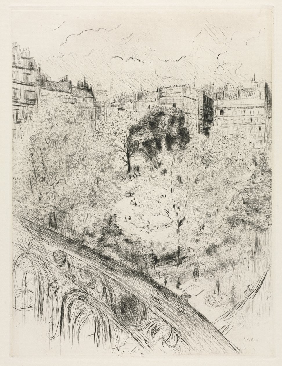 Náměstí Ventimiglia od Edouard Vuillard