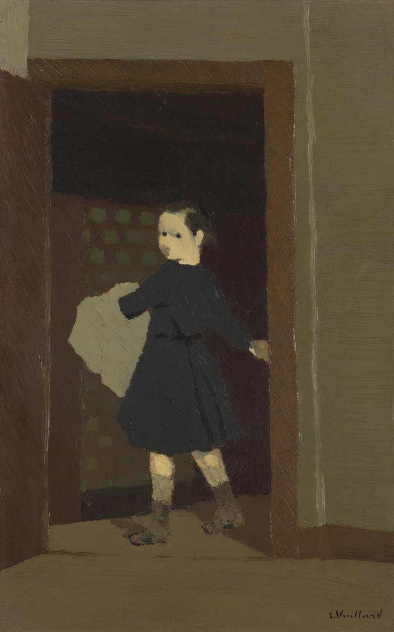 Dítě u dveří, 1891-92 od Edouard Vuillard