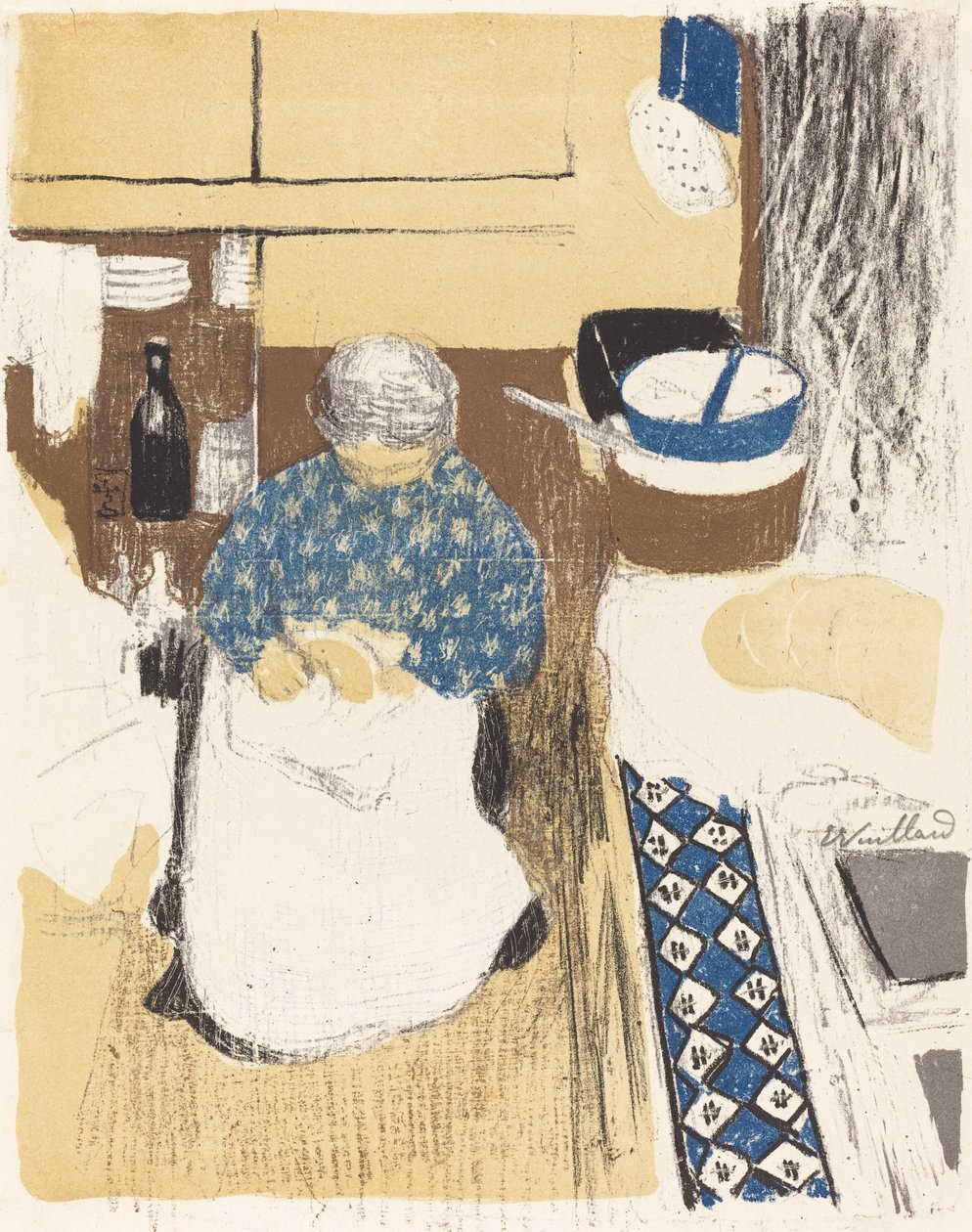 Kuchař od Edouard Vuillard