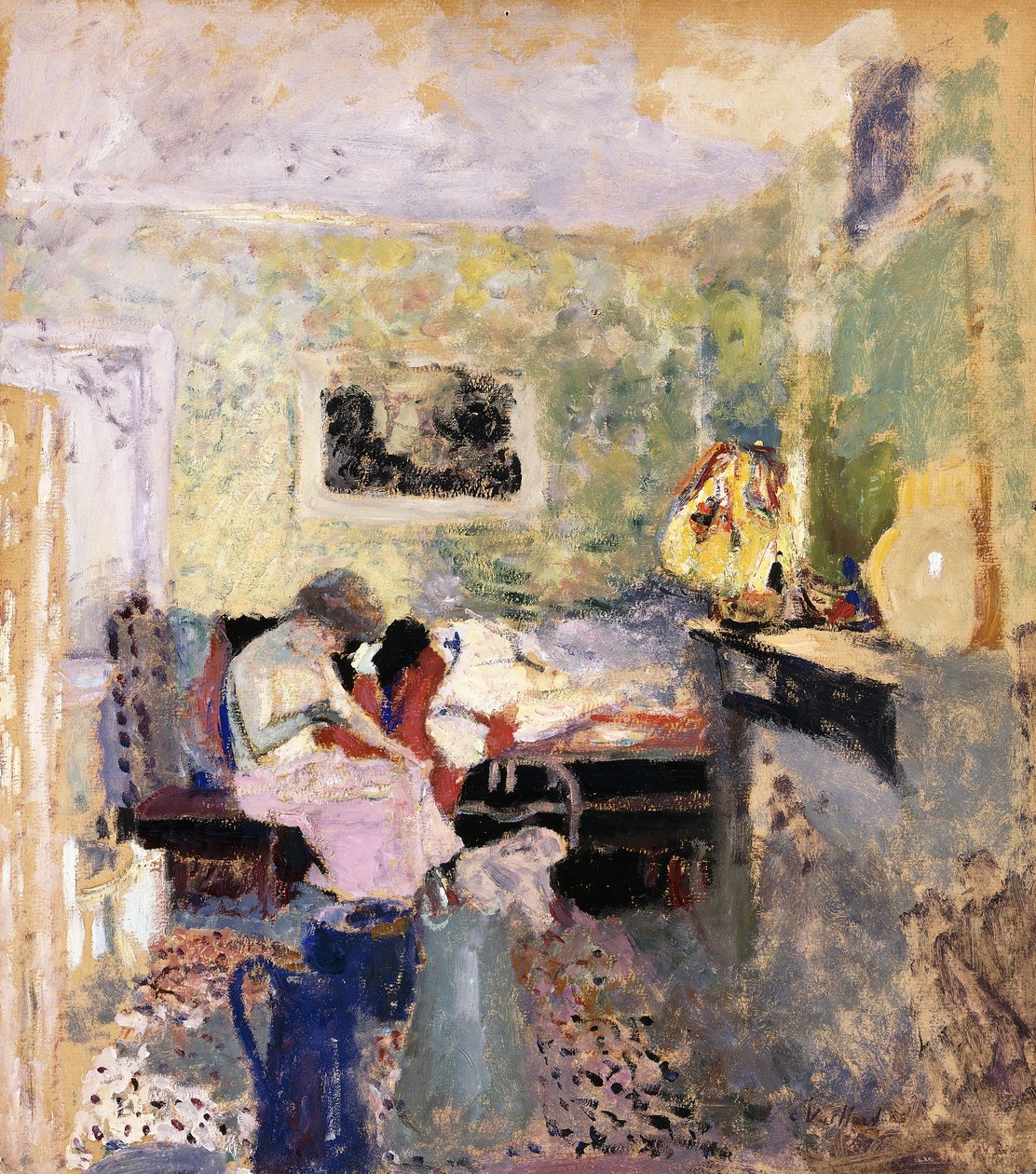 Zelená ložnice, 1905 od Edouard Vuillard