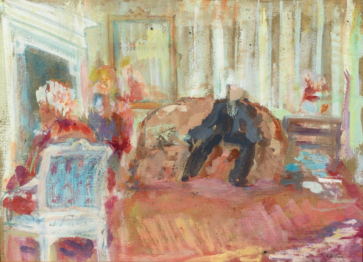 Die Wohnung der Hessels, Rue de Rivoli, Paris od Edouard Vuillard