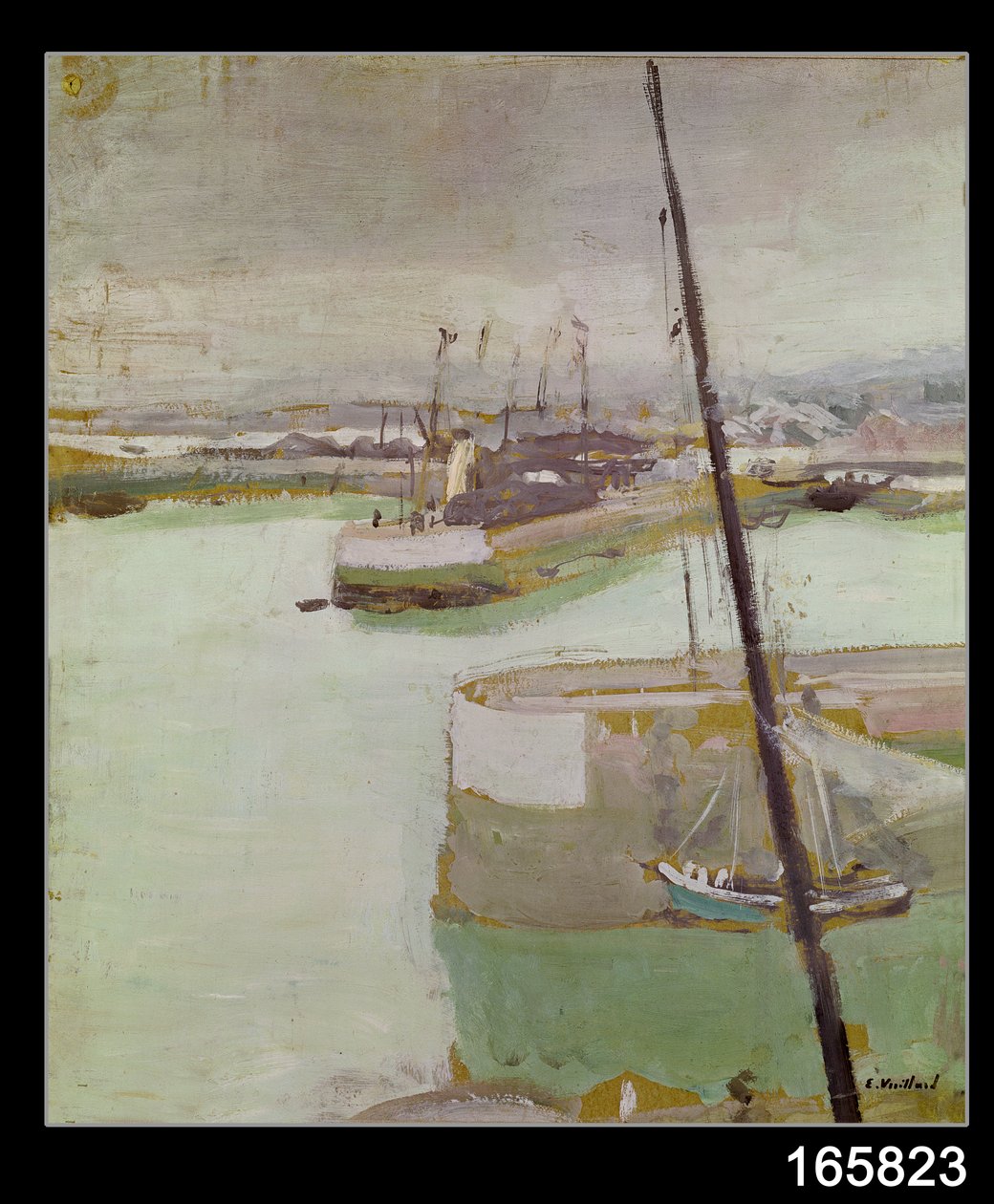 Přístav Honfleur, 1919 od Edouard Vuillard