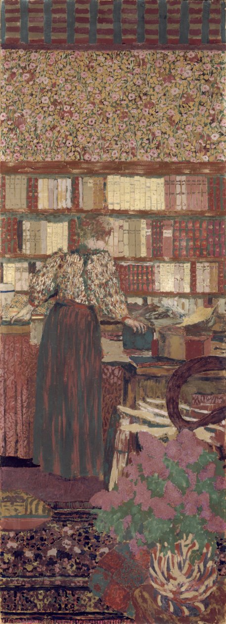 Soukromí. Dekorace pro knihovnu Dr. Vaqueze od Edouard Vuillard