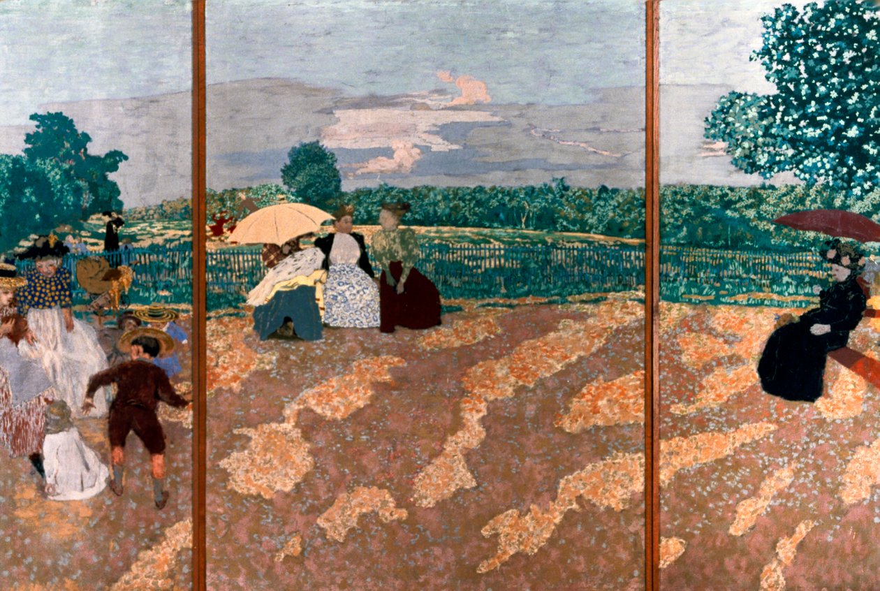 Detail veřejných zahrad, 1894 od Edouard Vuillard