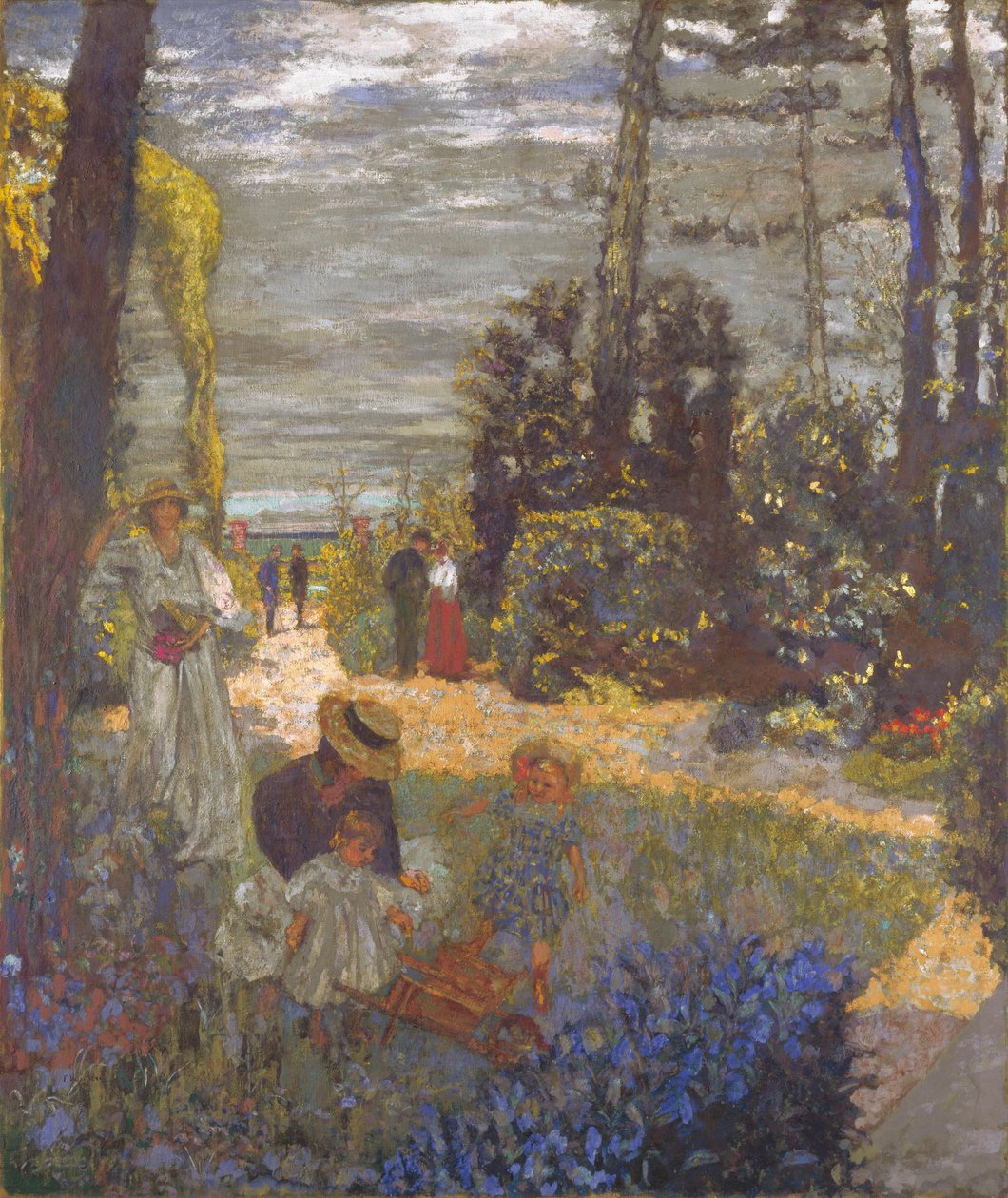 Terasa ve Vasouy, zahrada, 1901 od Edouard Vuillard