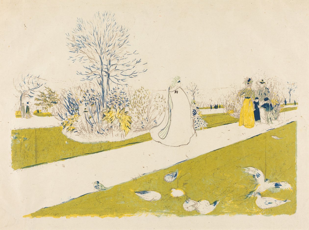 Zahrada Tuileries od Edouard Vuillard