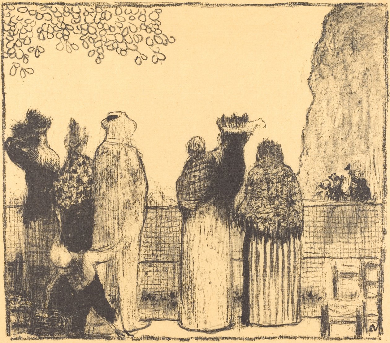 Tuileries Les Tuileries, publikoval 1895. od Edouard Vuillard