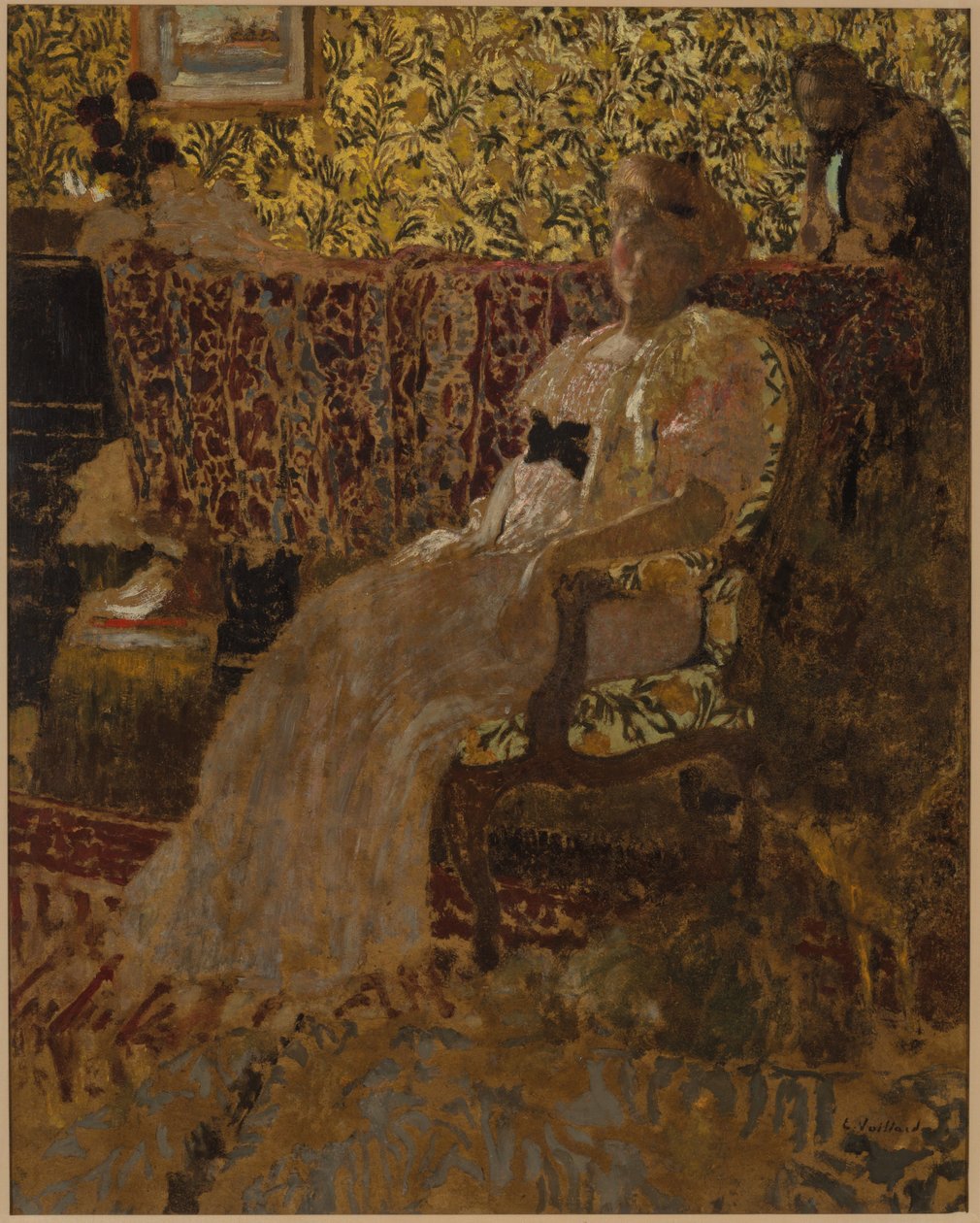 Žena v křesle od Edouard Vuillard