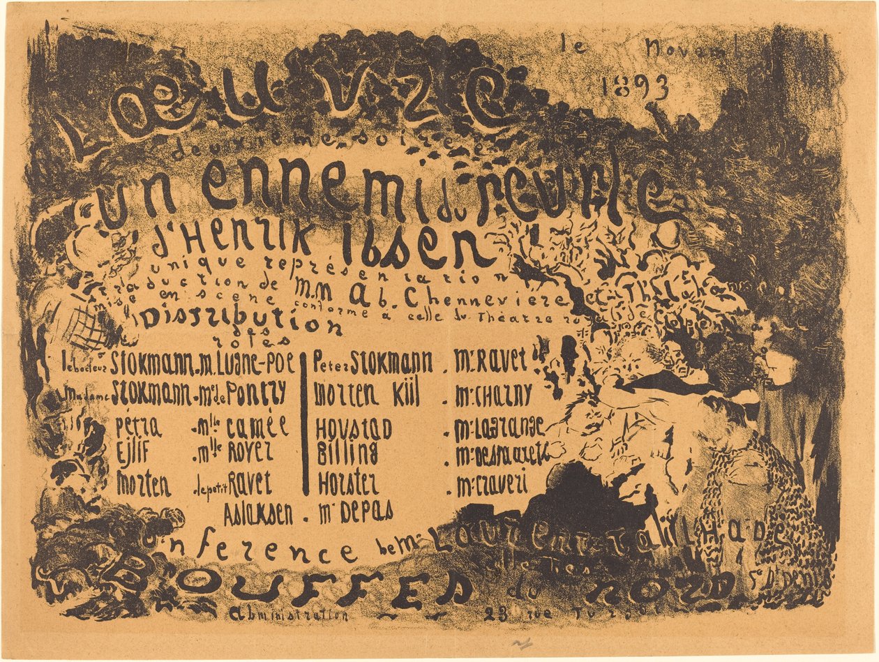 Nepřítel lidu od Edouard Vuillard