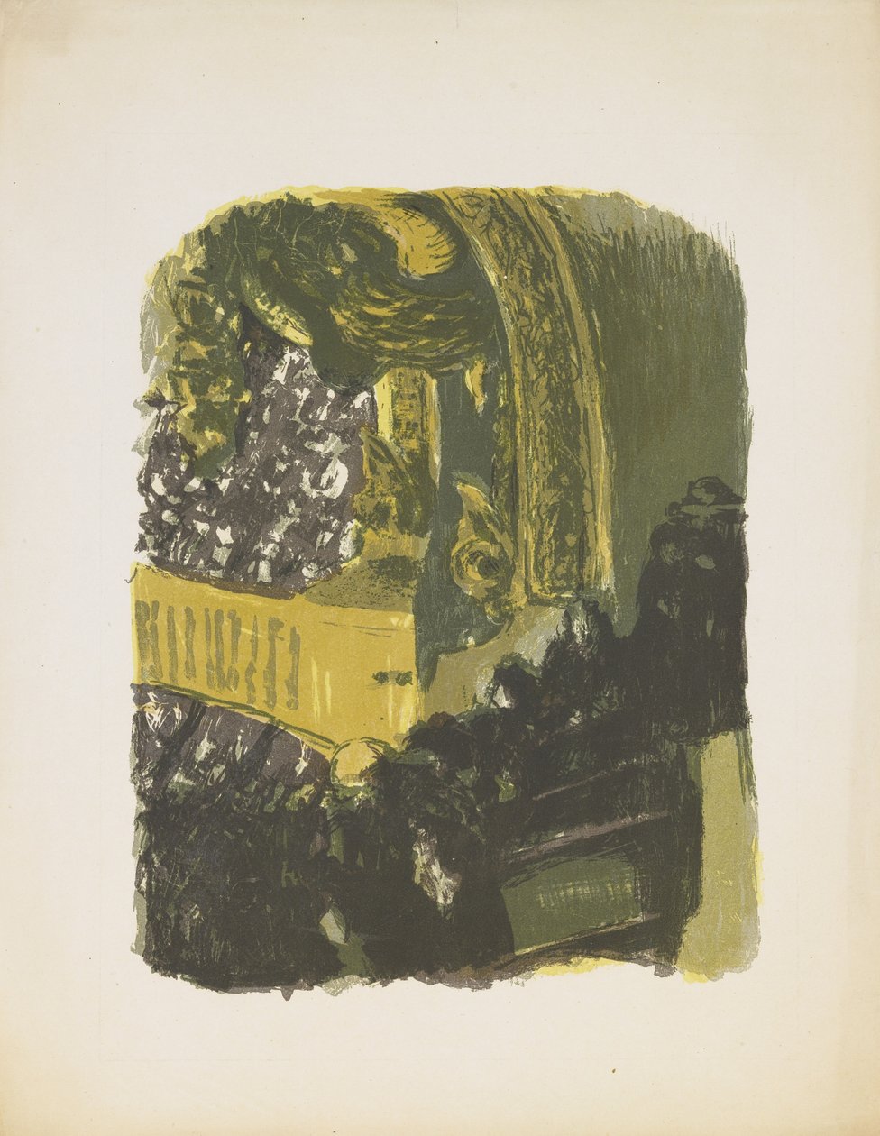 Galerie na gymnáziu (barevná litografie) od Edouard Vuillard