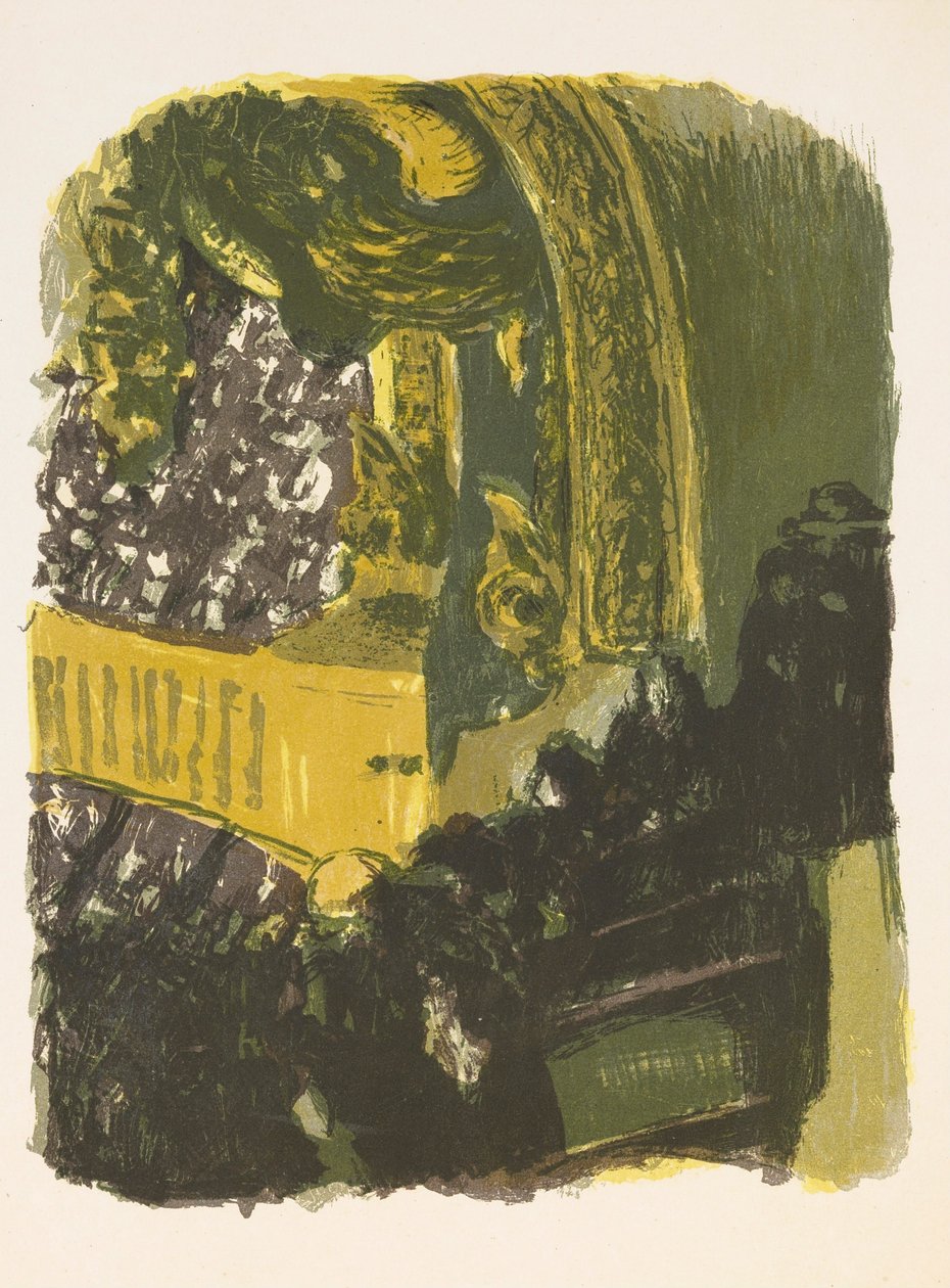 Eine Galerie im Gymnasium od Edouard Vuillard