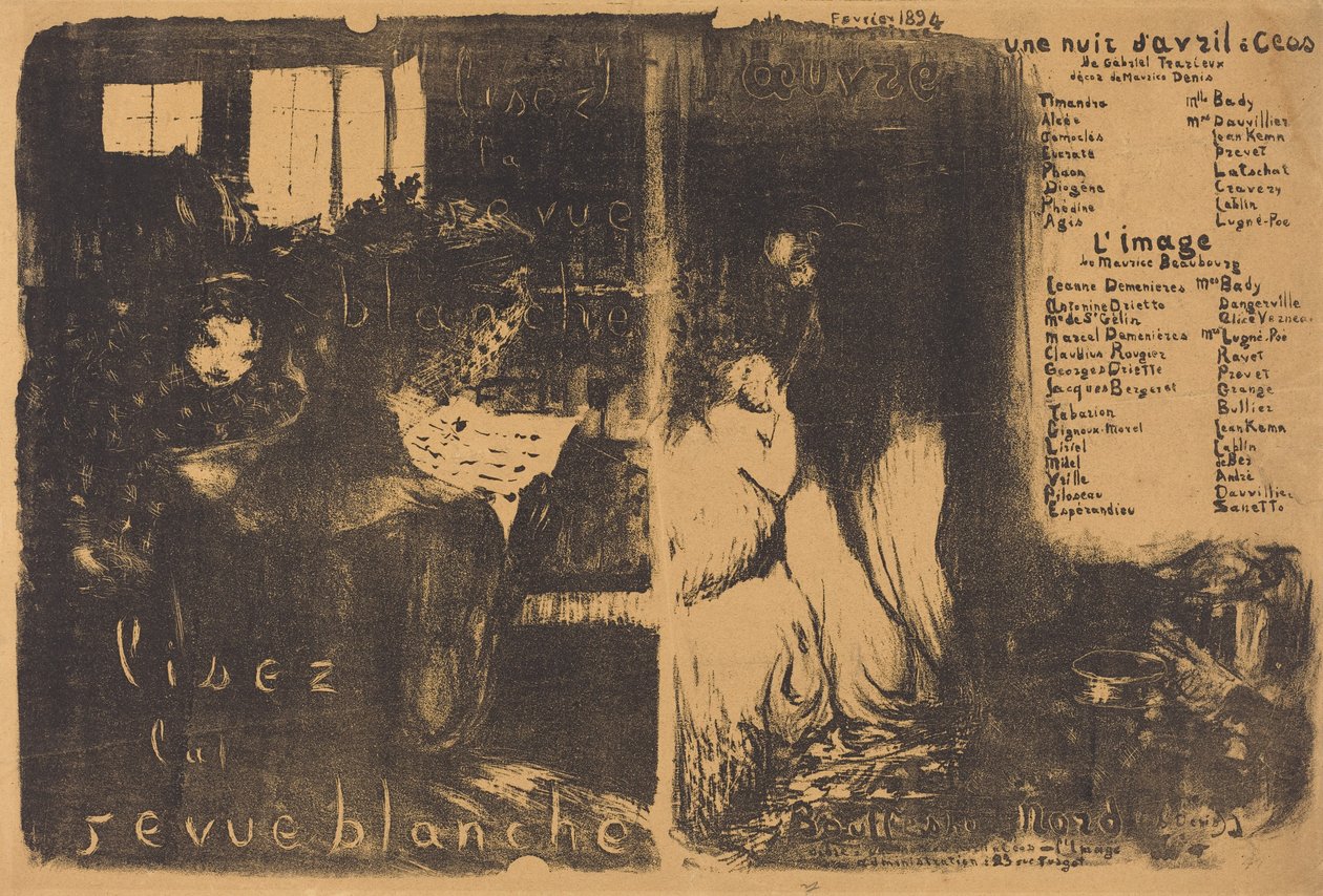 Eine Aprilnacht in Ceos; Das Bild od Edouard Vuillard