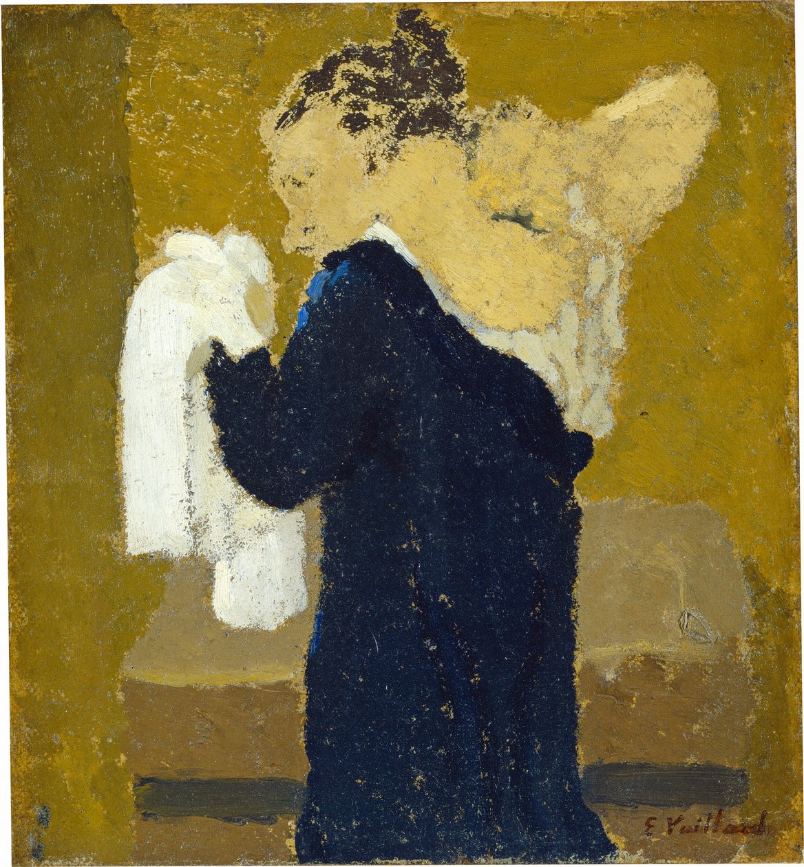Frau bei ihrer Toilette od Edouard Vuillard